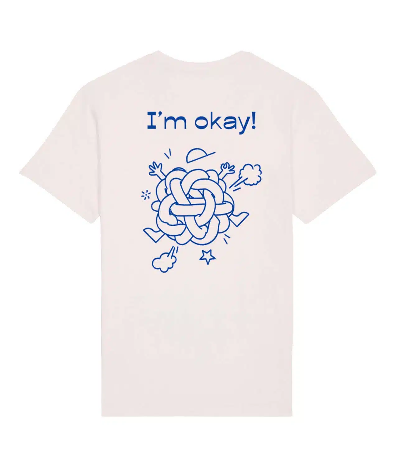 Camiseta I’m OK – Blanco Vintage