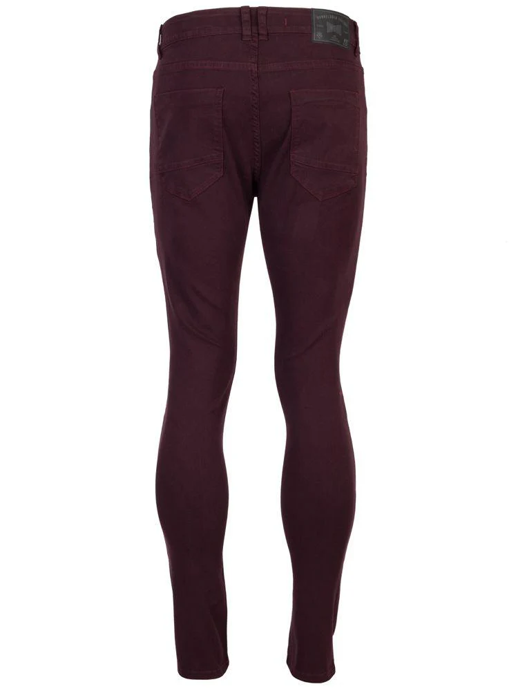 Pantalón para Hombre Dunkelvolk SKINNY PAVEMENT VINO