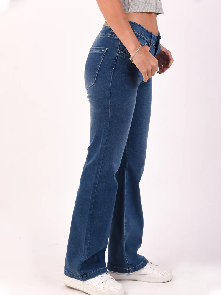 Jean para Mujer DVK HIGH RISE CAMPANILLA AZI